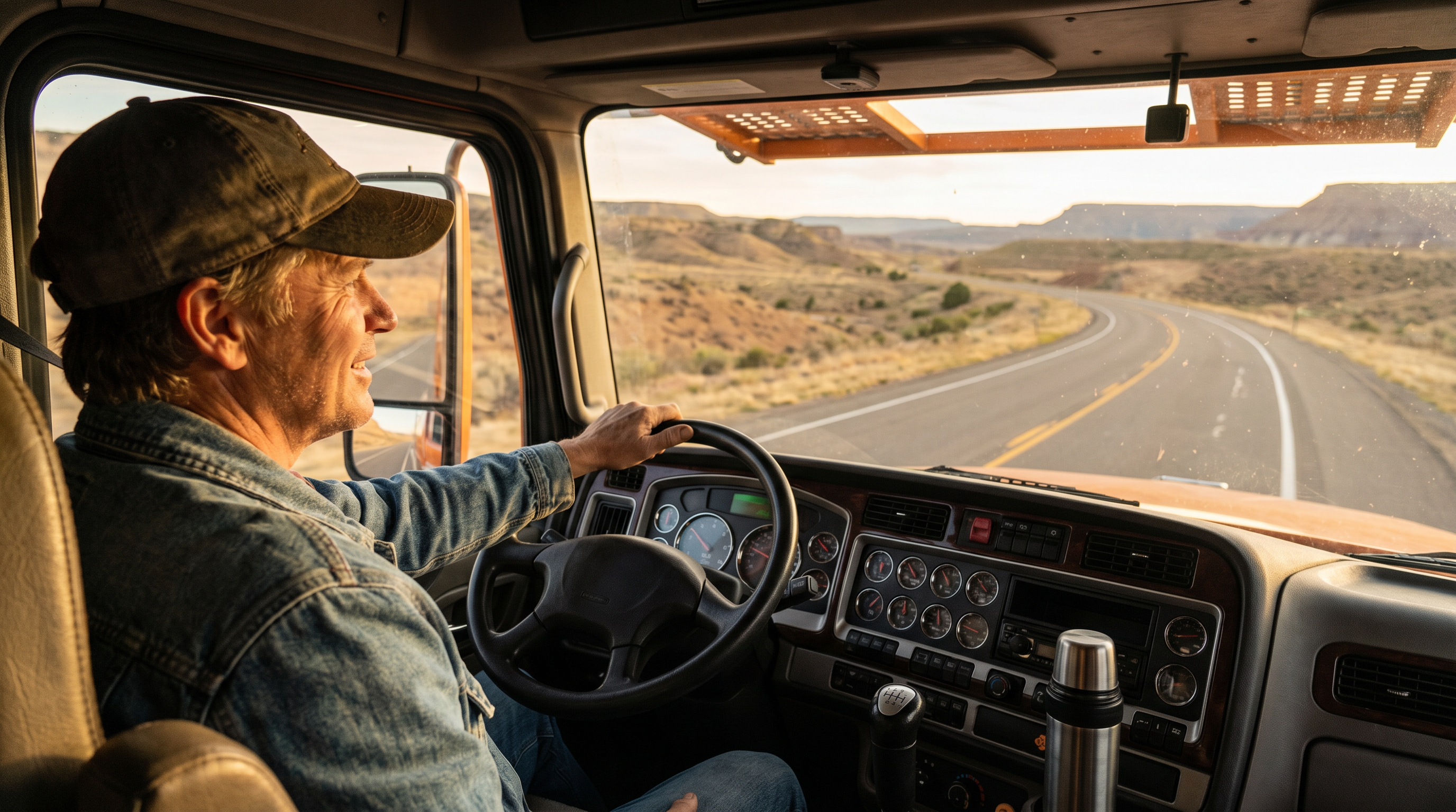 Driver on the road